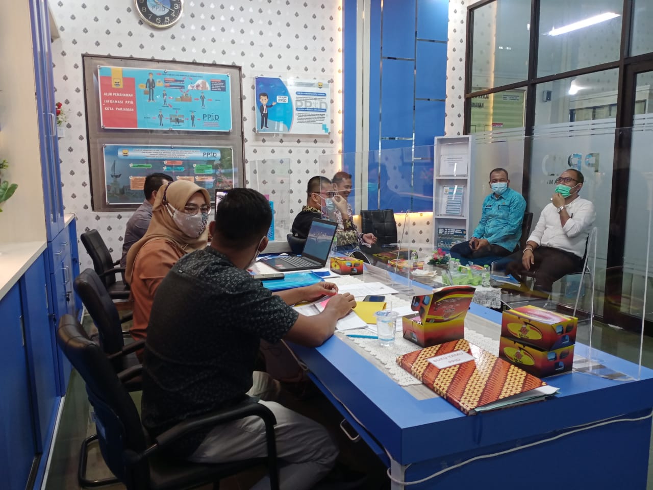 Kunjungan Komisi Informasi Provinsi Sumatera Barat Tanggal 15 Oktober 2020